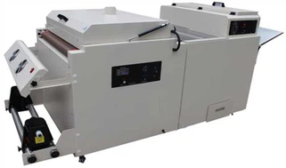 DTF poud Shaker ak machin seche rad lajè 70 CM